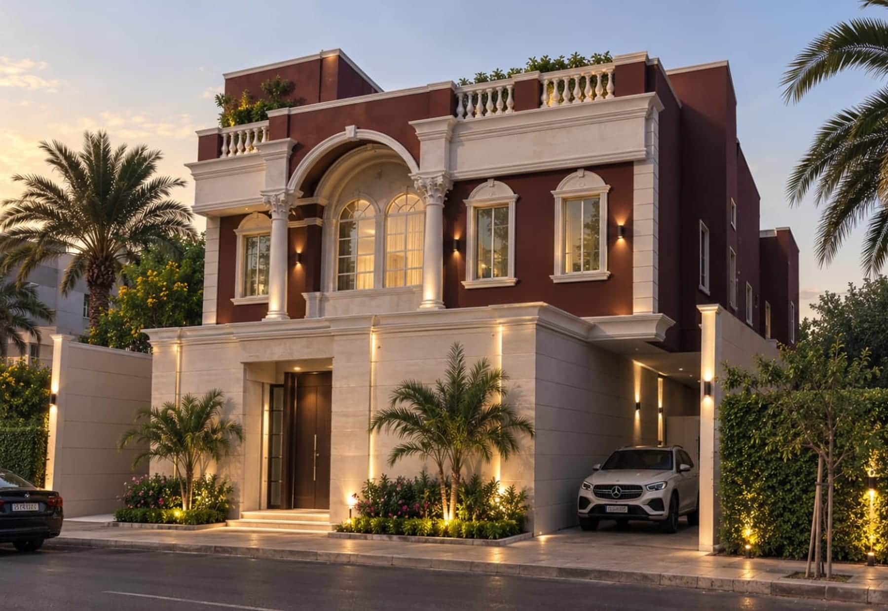 فلل نيو كلاسيك — حي السعادة، الرياض